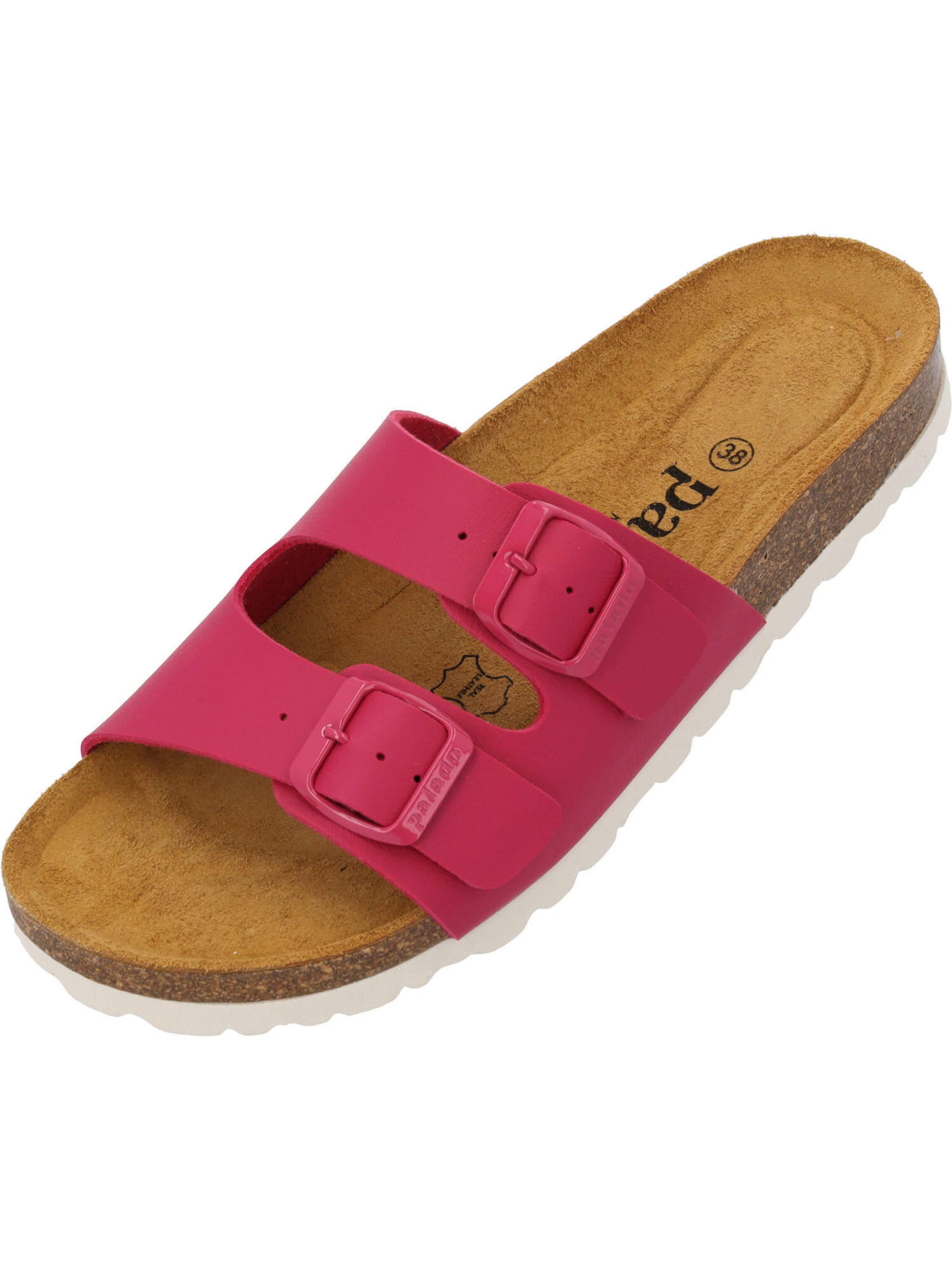 Palado Pantolette 'Milos' in Pink: Vorderseite