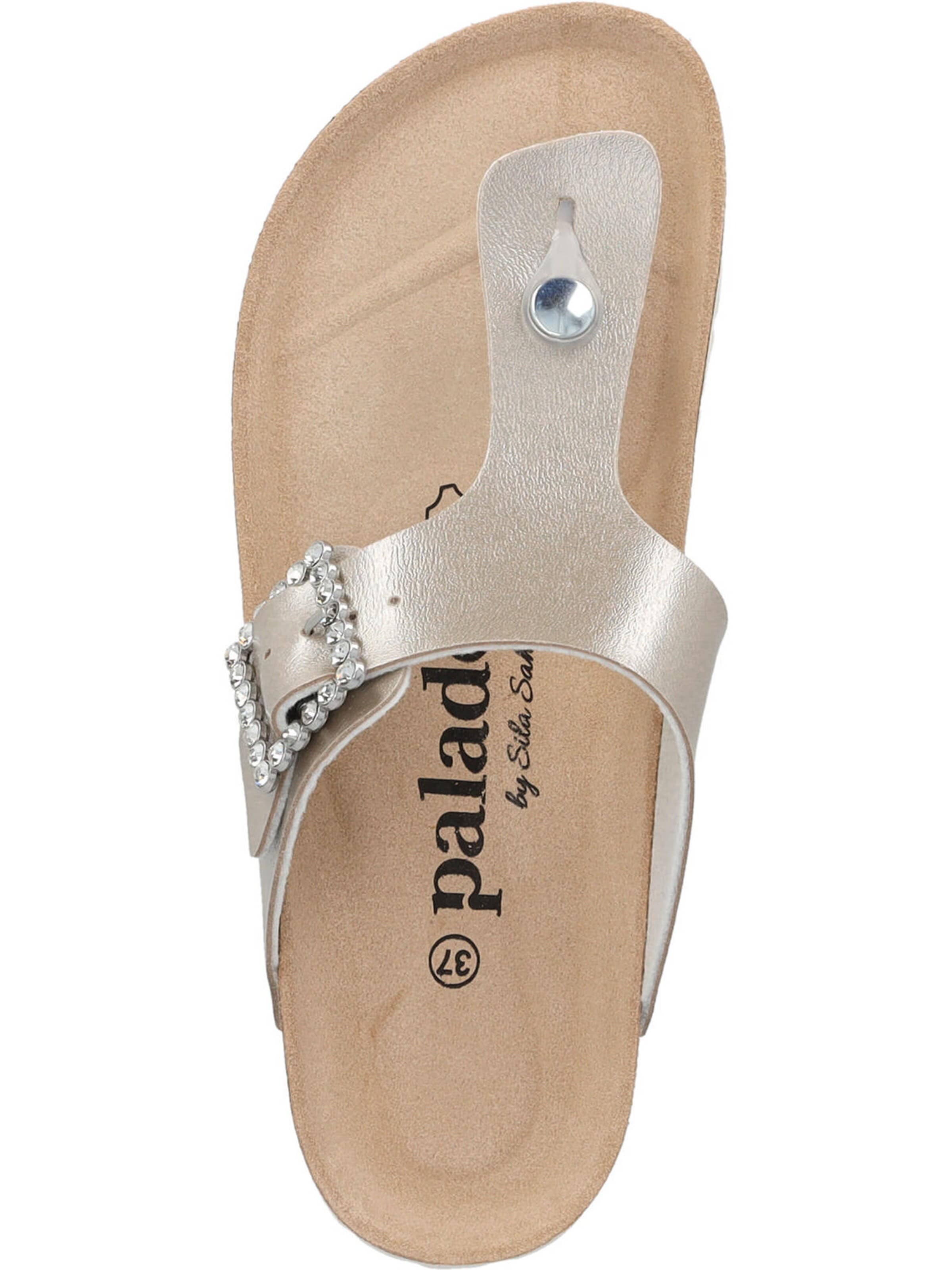 Palado by Sila Sahin T-bar sandals 'Palado Kos SQ by Sila Sahin' in Grey