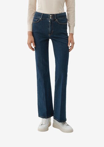 s.Oliver Flared Jeans in Blue: front