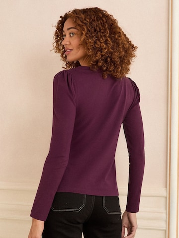 T-shirt love & roses en rouge