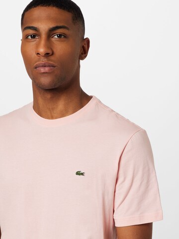 LACOSTE Regular fit T-shirt i rosa