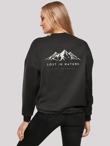 F4NT4STIC Sweatshirt 'Lost in nature' in Black: front
