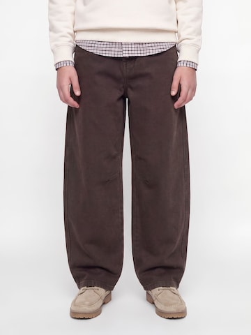 Jack & Jones Junior Barrel Kalhoty 'JPStevan' – hnědá: přední strana