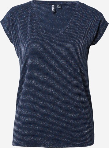 PIECES Shirt 'Billo' in Blue: front