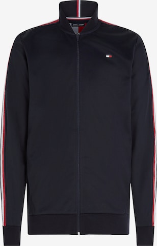 TOMMY HILFIGER Zip-Up Hoodie in Blue: front