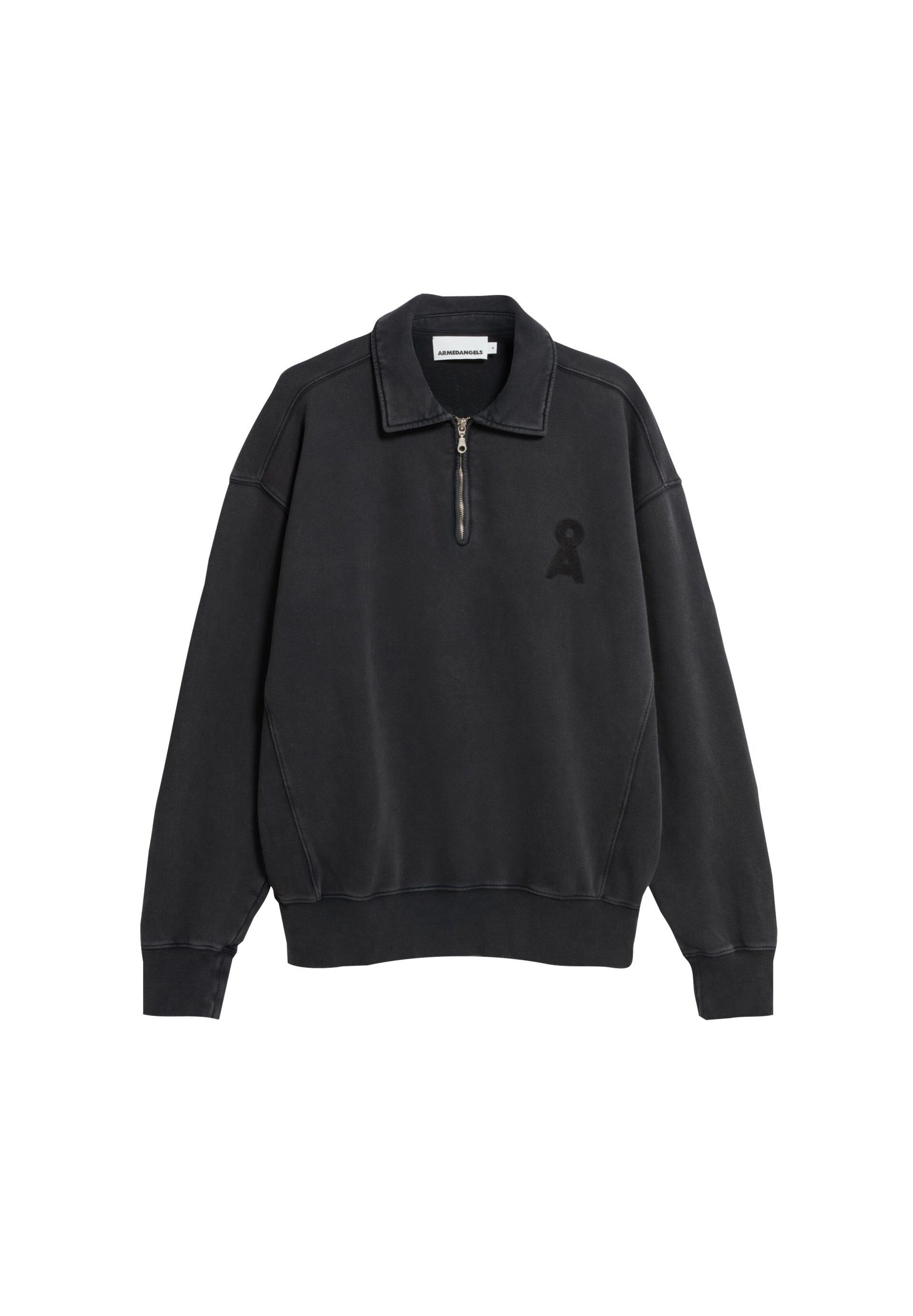 ARMEDANGELS Trui in Zwart: voorkant