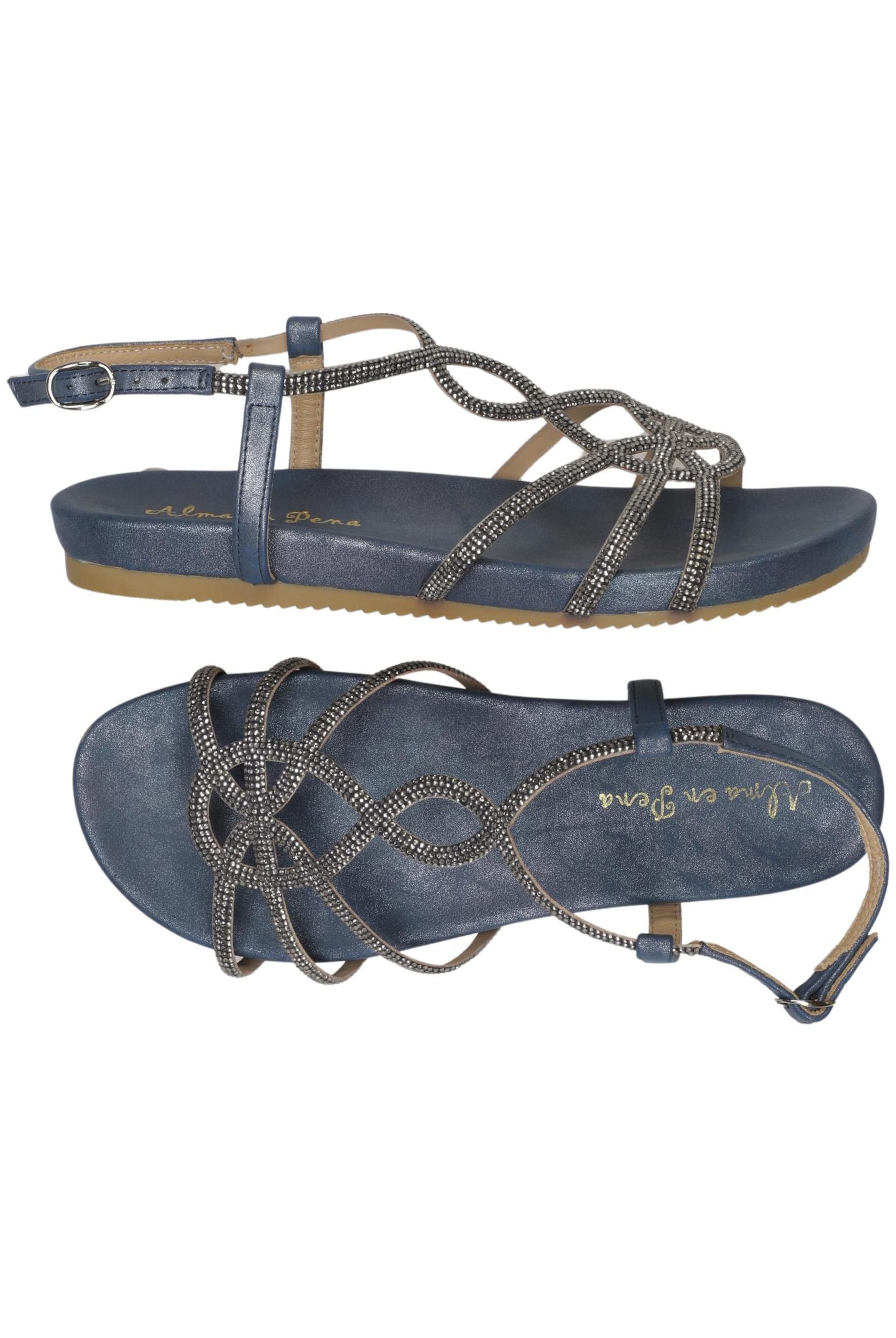 Alma En Pena Sandals & High-Heeled Sandals in 38 in Blue: front