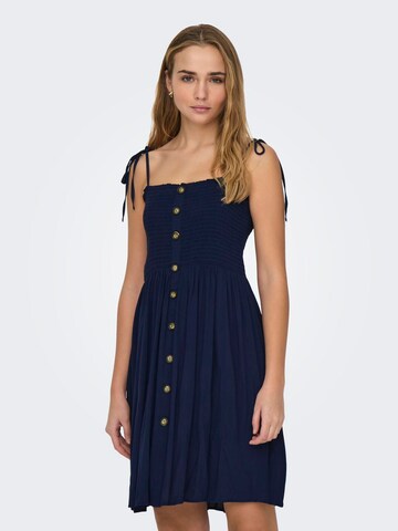 ONLY - Vestido de verano 'ANNIKA' en azul: frente