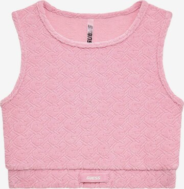 GUESS Top in Pink: front