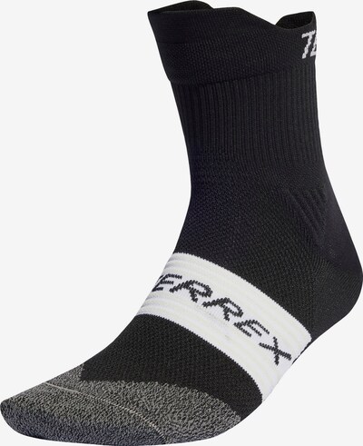 ADIDAS TERREX Sportsocken in grau / schwarz / weiß, Produktansicht