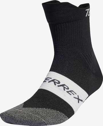 ADIDAS TERREX Athletic Socks in Black: front