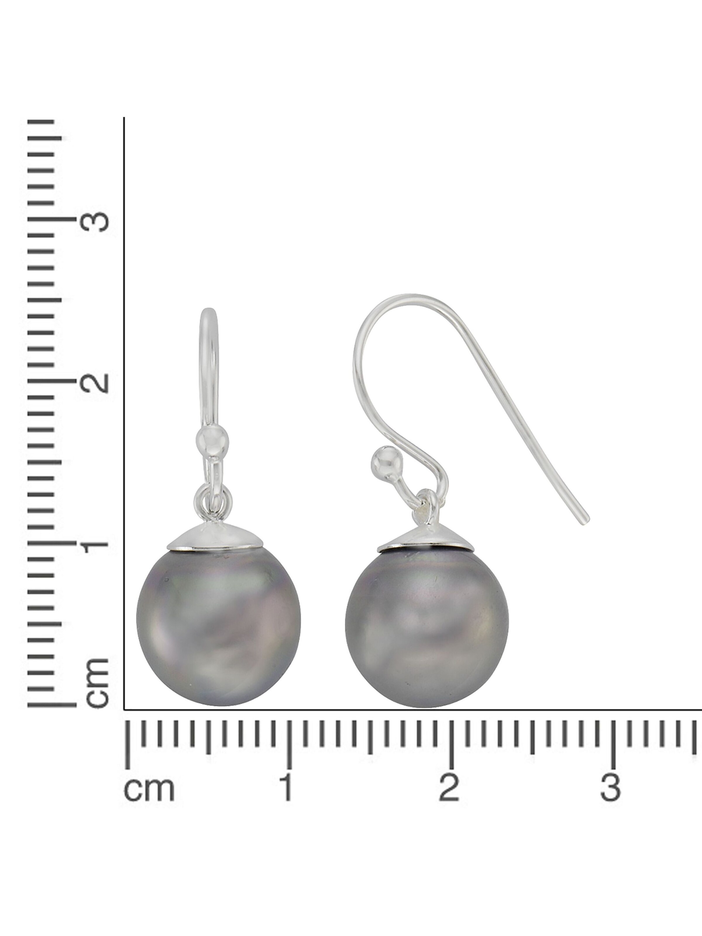 Zeeme Earrings in Grey