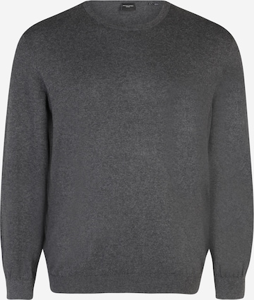 Jack & Jones Plus Sweater in Grey: front