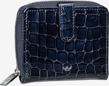 GOLDEN HEAD Wallet 'Cayenne' in Blue: front