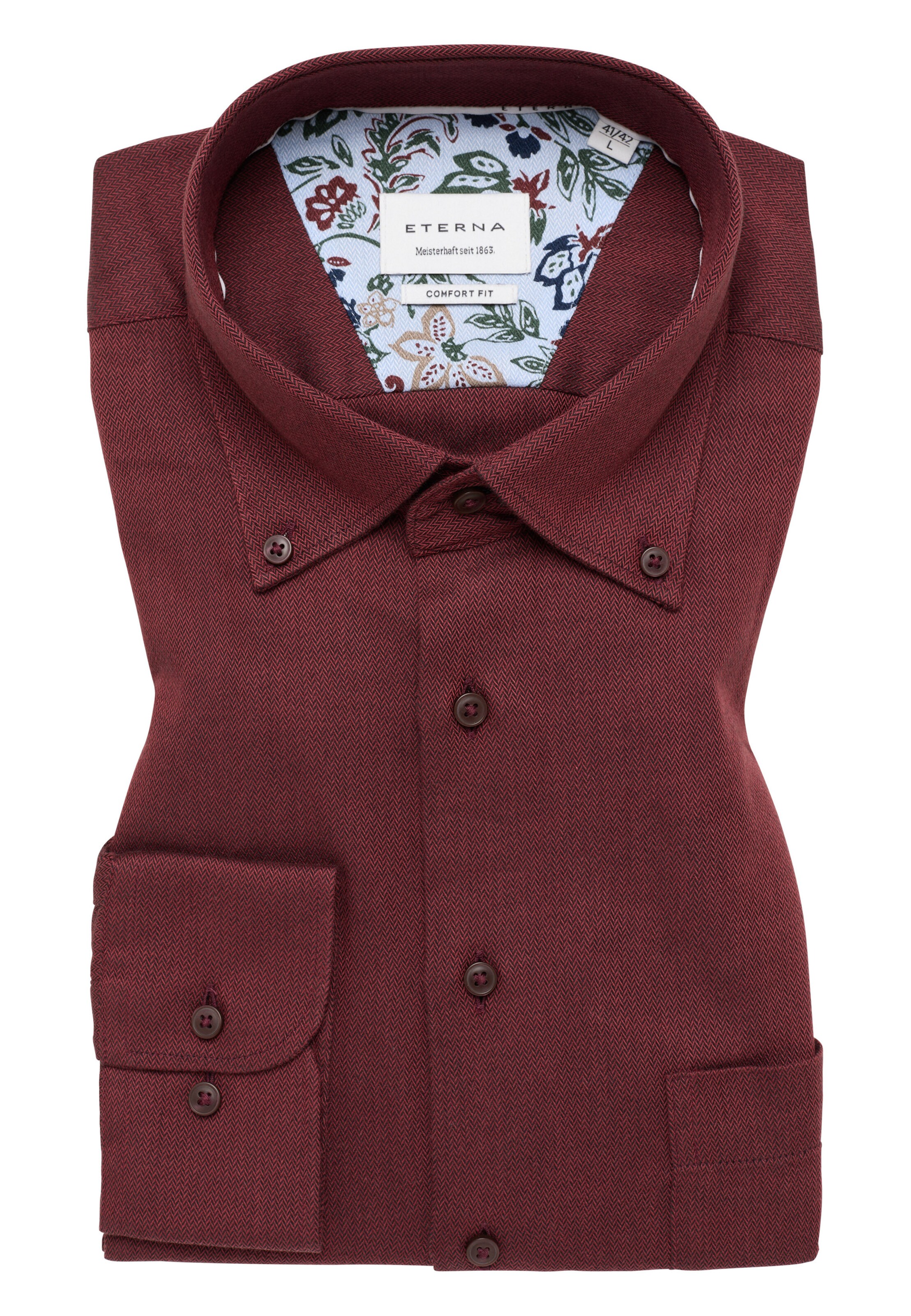 ETERNA Comfort fit Business Shirt in Red