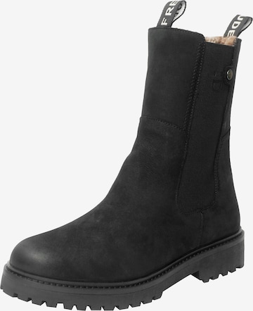 FREUDE Chelsea boots in Black: front