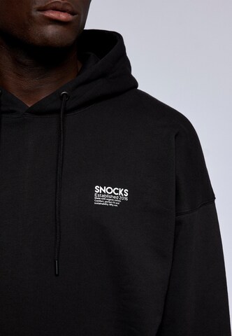 SNOCKS Sweatshirt in Black
