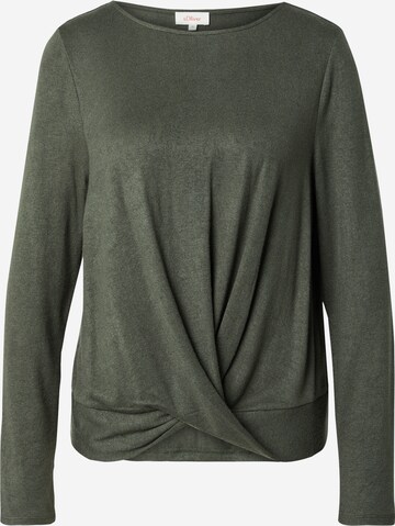 T-shirt s.Oliver en vert : devant