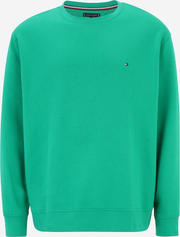 Tommy Hilfiger Big & Tall Μπλούζα φούτερ σε πράσινο: μπροστά
