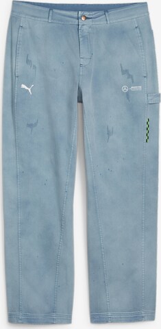 Regular Pantalon de sport PUMA en bleu : devant