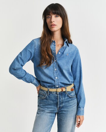 GANT Blouse in Blauw: voorkant