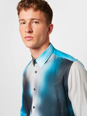 DRYKORN - Ajuste estrecho Camisa 'RUBEN' en Mezcla de colores