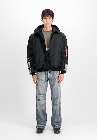 ALPHA INDUSTRIES Tussenjas in Zwart