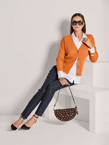 MADELEINE Knit cardigan in Orange