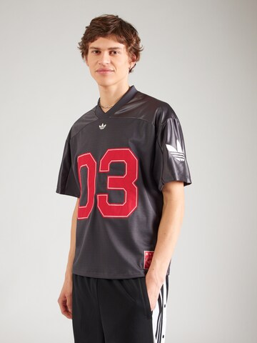 ADIDAS ORIGINALS - Camiseta en negro: frente