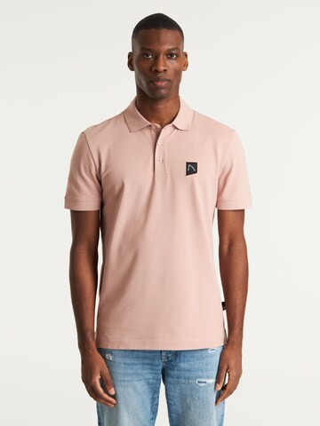 CHASIN' Shirt 'Daily Polo' in Pink: front