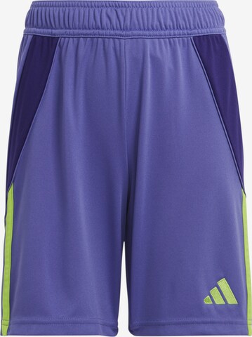 ADIDAS PERFORMANCE Regular Workout Pants in Purple: front