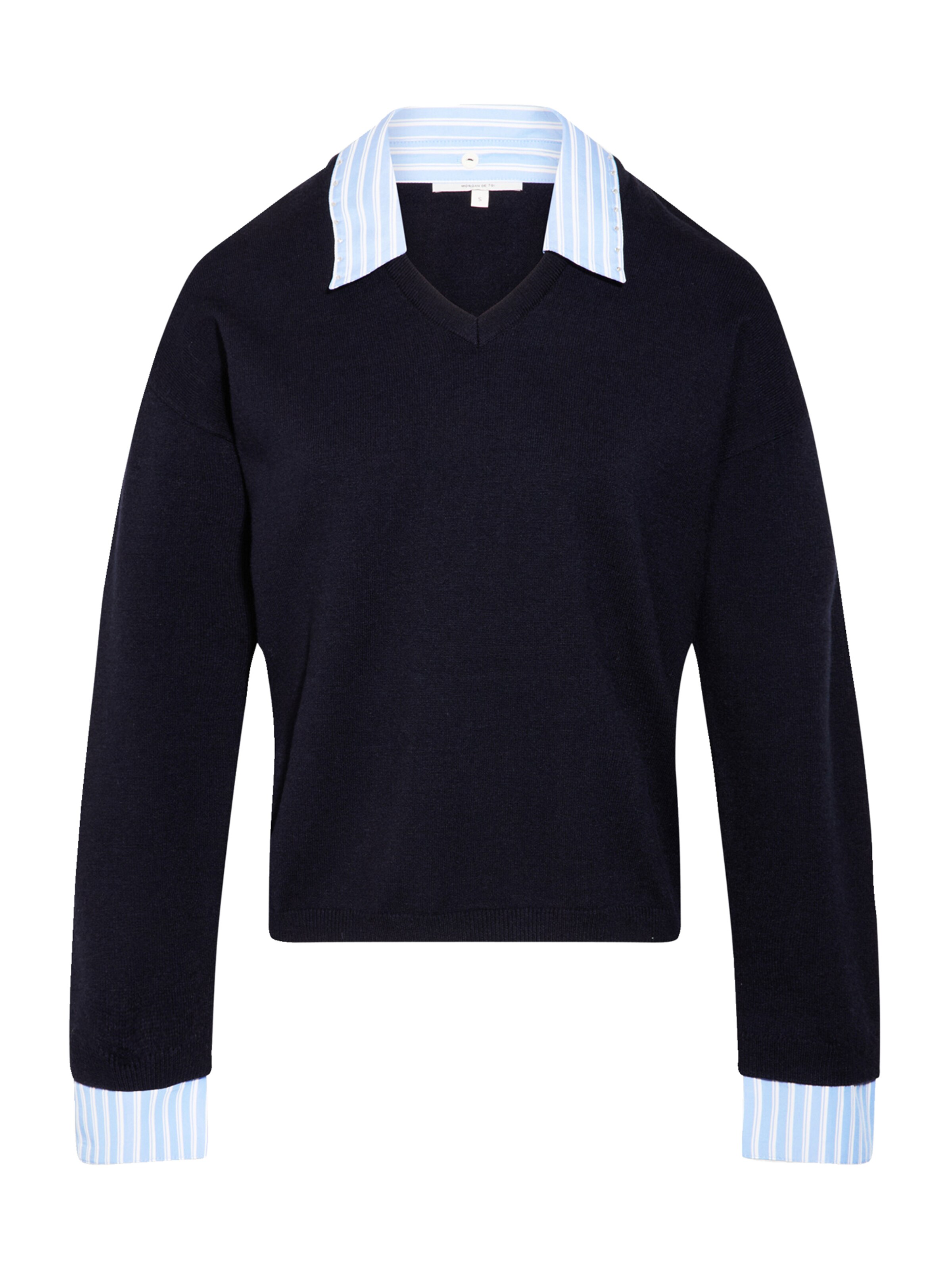 Morgan Pulóver - kék: elől