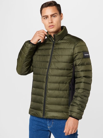 Calvin Klein Between-Season Jacket in Green: front