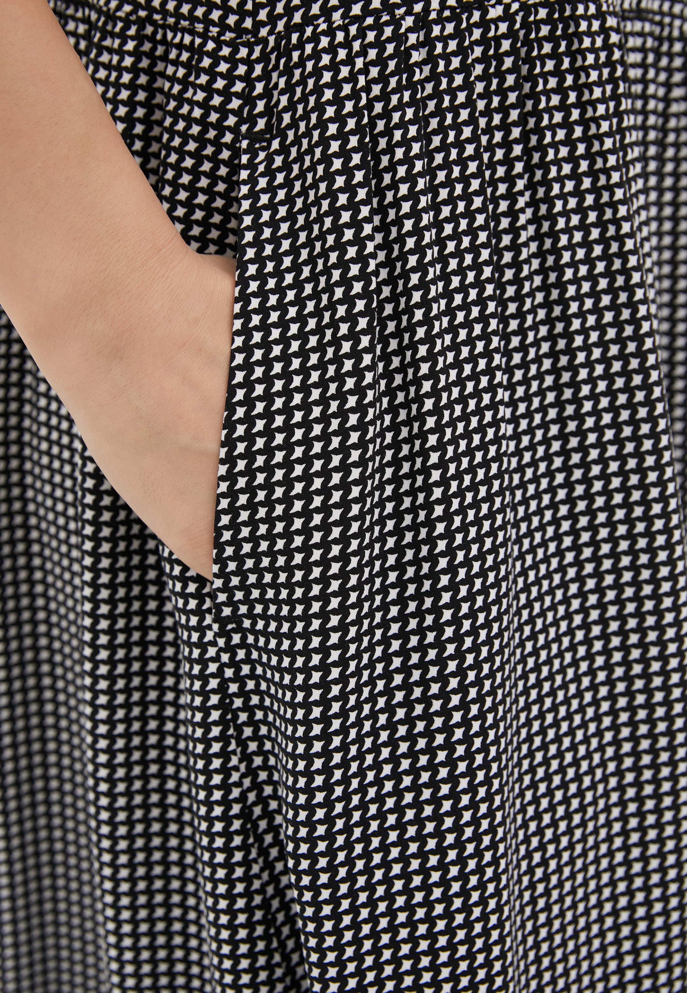 Finn Flare Sommerkleid 'Print' in Schwarz
