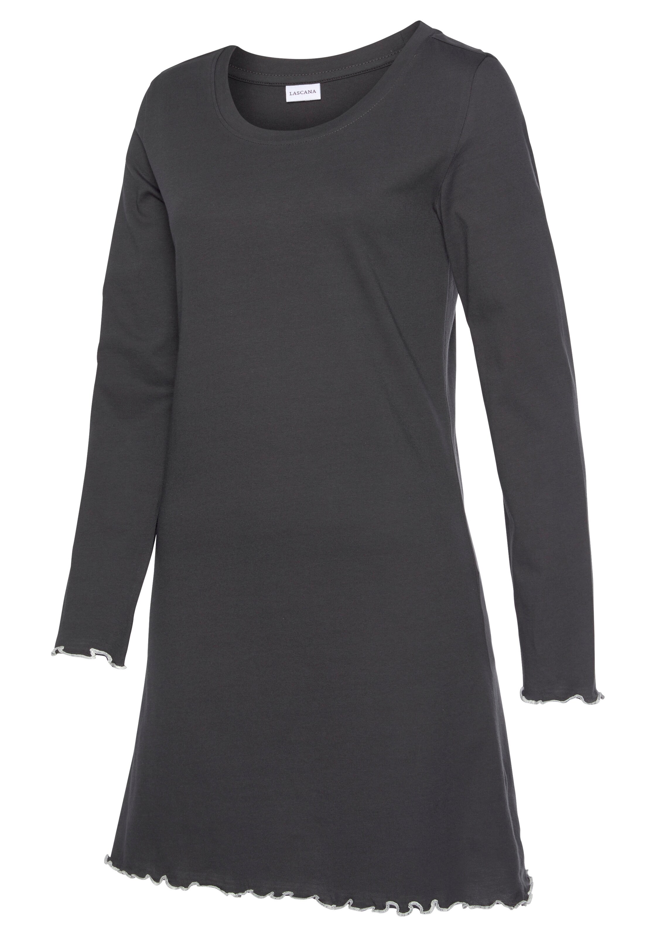 LASCANA Ночная рубашка в Серый