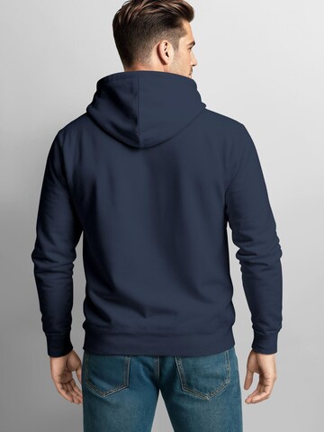Neverless Sweatshirt 'Berg Herzschlag' in Blau
