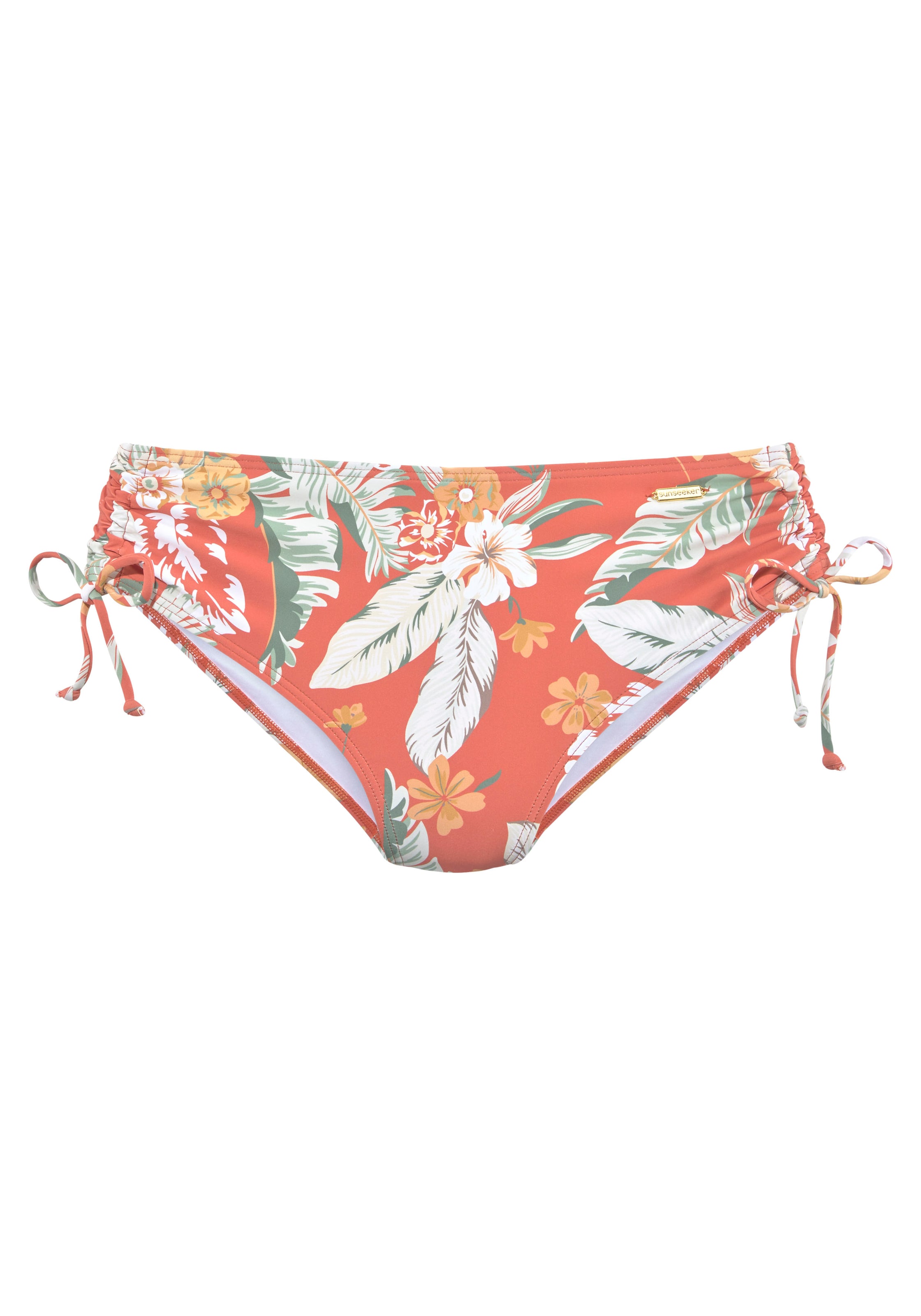 SUNSEEKER Долнище на бански тип бикини в оранжево: отпред