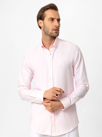 Coupe regular Chemise Dandalo en bleu