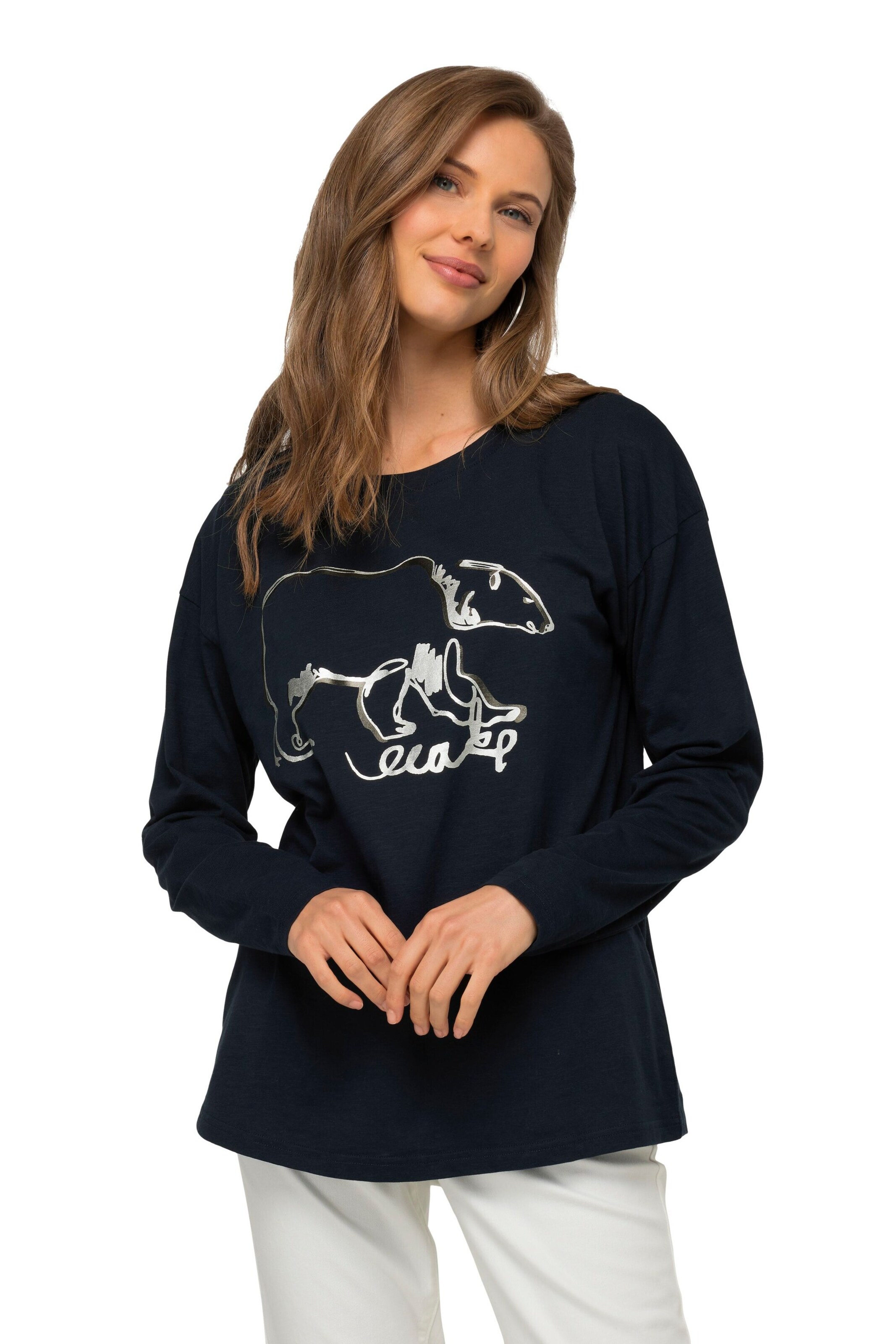 LAURASØN Shirt in Blauw: voorkant