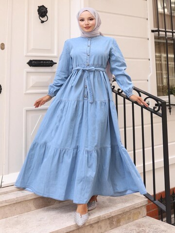 MODAMIHRAM Dress in Blue: front