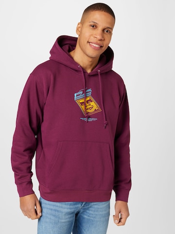 Obey Sweatshirt in Rood: voorkant