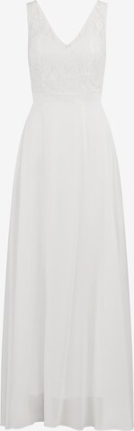 Kraimod Evening Dress in White: front