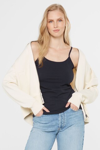 SENSES.THE LABEL Top in Black: front
