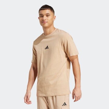 ADIDAS SPORTSWEAR Performance Shirt in Beige: front
