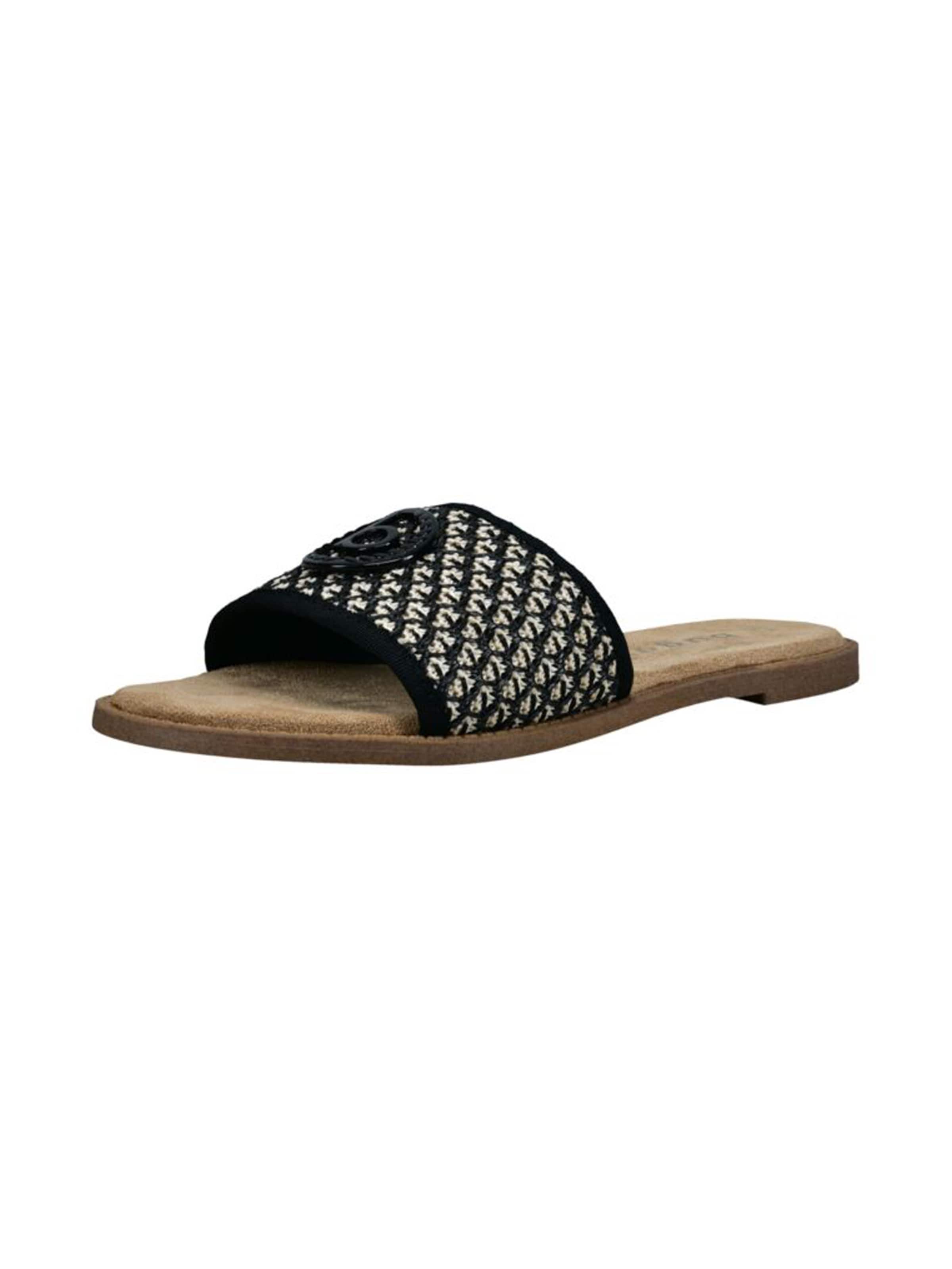 juoda bugatti Šlepetės: priekis