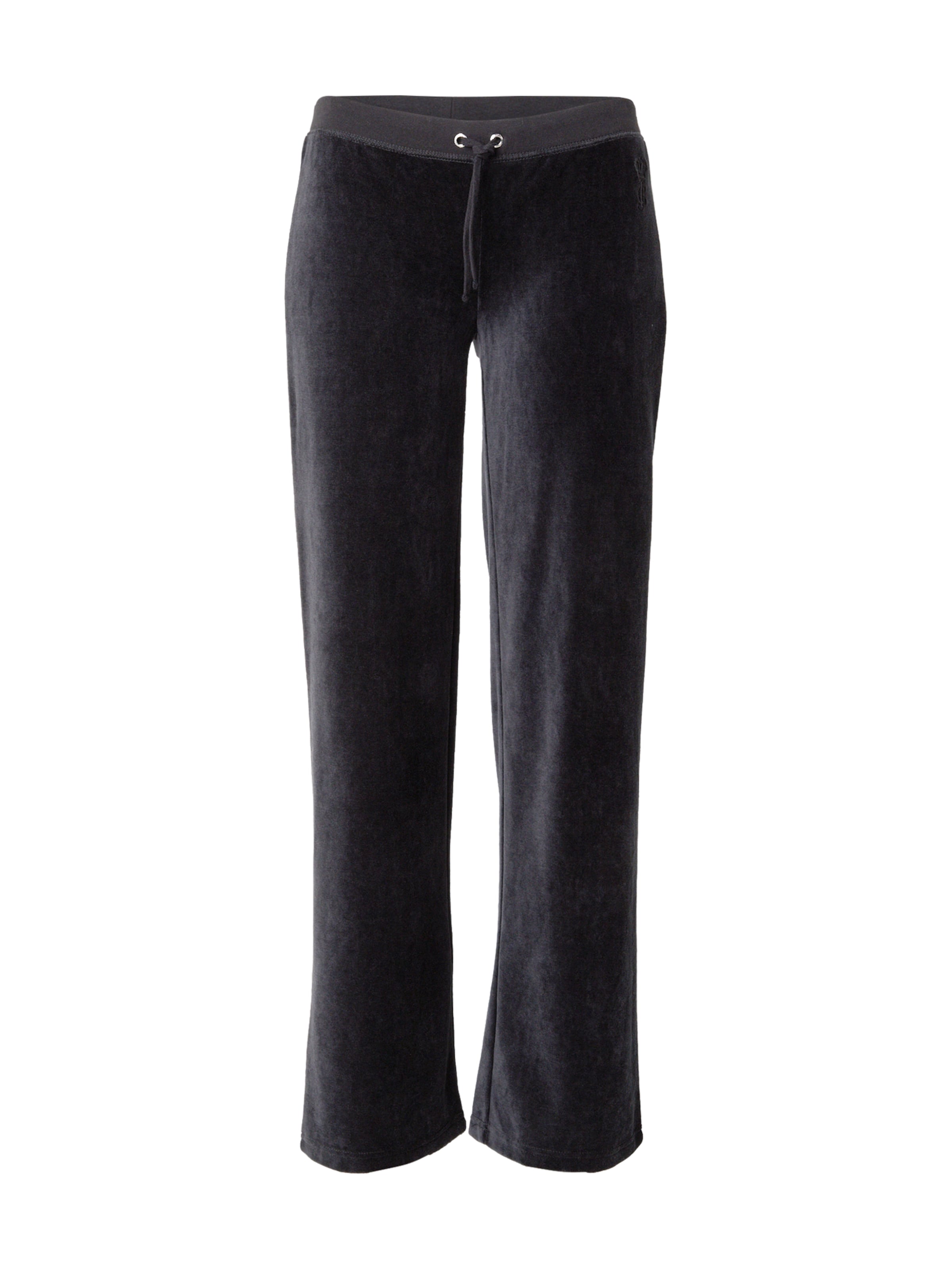 Juicy Couture - Loosefit Calças em preto: frente