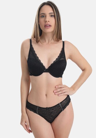 sassa Panty 'PLEASURE' in Black: front