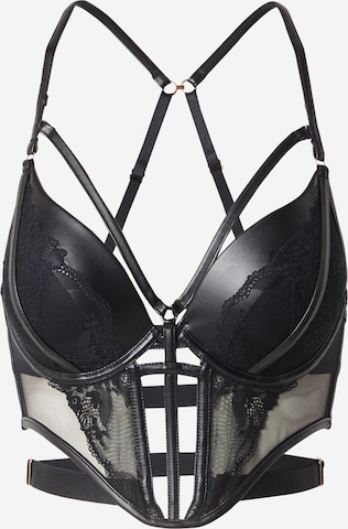 juoda Hunkemöller Liemenėlė 'Nadia': priekis