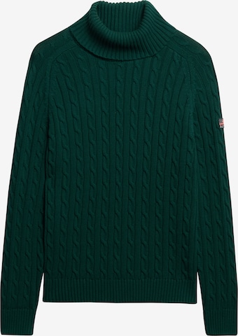 Pull-over Superdry en vert : devant