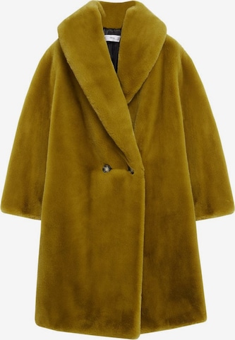 MANGO Between-Seasons Coat 'Chilly' in Yellow: front
